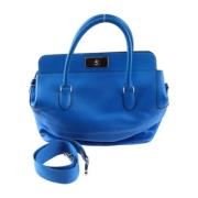 Hermès Vintage Pre-owned Tyg handvskor Blue, Dam