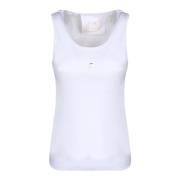 Givenchy Vit Bomull Tank Top 4G Logo White, Dam