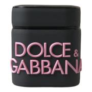 Dolce & Gabbana Stiligt Airpods-fodral med logodetalj Black, Unisex