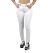 Calvin Klein Skinny Jeans för Modemedvetna Kvinnor White, Dam