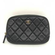 Chanel Vintage Pre-owned Laeder kuvertvskor Black, Dam