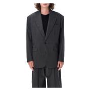 Acne Studios Monobreast Blazer Antracitgrå Gray, Herr