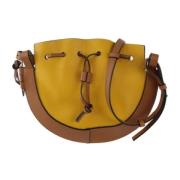 Loewe Pre-owned Pre-owned Tyg axelremsvskor Yellow, Dam