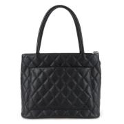 Chanel Vintage Pre-owned Laeder totevskor Black, Dam