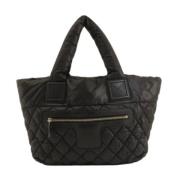 Chanel Vintage Pre-owned Nylon totevskor Black, Dam