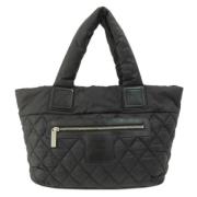 Chanel Vintage Pre-owned Tyg handvskor Black, Dam