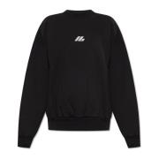Balenciaga Sweatshirt med tryckt logotyp Black, Dam