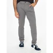 Calvin Klein Högkvalitativa bomulls chinos för män Gray, Herr