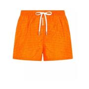 Dsquared2 Orange Monogram Badshorts Orange, Herr