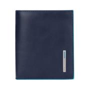 Piquadro Blå Vertikal Plånbok med RFID-skydd Blue, Herr