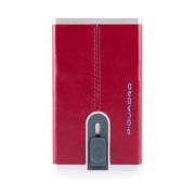 Piquadro Röd Kreditkortshållare RFID-skydd Red, Herr
