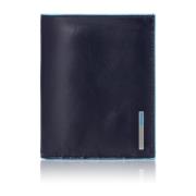 Piquadro Blå Vertikal Plånbok med Myntficka Blue, Herr
