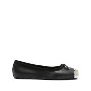 Alexander McQueen Elegant Platta Skor Black, Dam