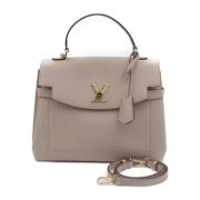 Louis Vuitton Vintage Pre-owned Tyg louis-vuitton-vskor Beige, Dam