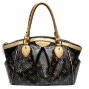 Louis Vuitton Vintage Pre-owned Tyg louis-vuitton-vskor Brown, Dam