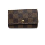 Louis Vuitton Vintage Pre-owned Canvas nyckelhllare Brown, Dam