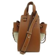 Loewe Pre-owned Pre-owned Tyg handvskor Brown, Dam