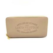 Louis Vuitton Vintage Pre-owned Laeder plnbcker Beige, Dam