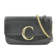 Chloé Pre-owned Pre-owned Tyg crossbodyvskor Black, Dam