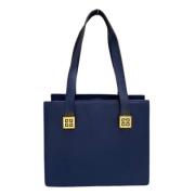 Givenchy Pre-owned Pre-owned Tyg handvskor Blue, Dam