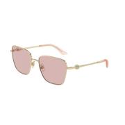 Jimmy Choo Guldram Rosa Linssolglasögon Yellow, Dam