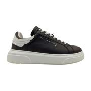 John Richmond Herr Läder Sneakers Black, Herr