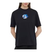 Karl Lagerfeld Dam Logo Tee Regular Fit Black, Dam