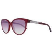 Swarovski Röd Bourgogne Dam Solglasögon Acetat Red, Dam