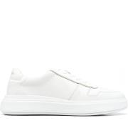 Calvin Klein Lädersneakers för Män White, Herr