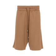 Lardini Ockrabruna Track Shorts med Dragsko Brown, Herr