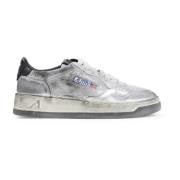 Autry Retro Silver Svart Sneakers Gray, Dam