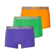 Emporio Armani 3-Pack Stretch Boxers - Multicolor Shorty Multicolor, H...