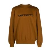 Carhartt Wip Sweater 1QB Stickat Brown, Herr