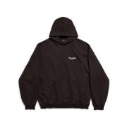 Balenciaga Oversized Archetype Fleece Hoodie Brown, Herr