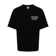 Kenzo Svart Constellation Logo T-shirt Black, Herr