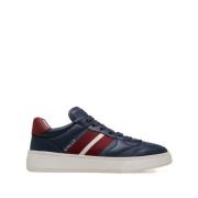 Bally Perforerade Lädersneakers Blue, Herr