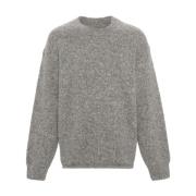 Jacquemus Chunky Knit Grå Tröja Gray, Herr