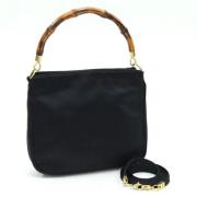 Gucci Vintage Pre-owned Tyg gucci-vskor Black, Dam