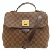 Louis Vuitton Vintage Pre-owned Tyg louis-vuitton-vskor Brown, Dam