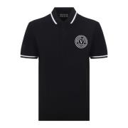 Versace Jeans Couture Stiliga T-shirts och Polos Black, Herr