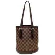 Louis Vuitton Vintage Pre-owned Tyg totevskor Brown, Dam