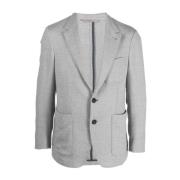 Canali Ulljacka med polyesterfoder Gray, Herr