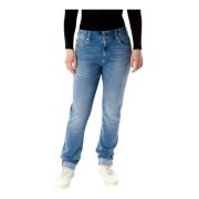 Replay Slim-fit Boyfriend Jeans Blue, Dam