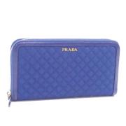 Prada Vintage Pre-owned Nylon plnbcker Blue, Dam