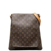 Louis Vuitton Vintage Pre-owned Plast axelremsvskor Brown, Dam