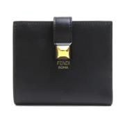 Fendi Vintage Pre-owned Laeder plnbcker Black, Dam