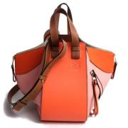 Loewe Pre-owned Pre-owned Tyg axelremsvskor Orange, Dam