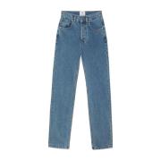 Anine Bing Stiliga Frances Jeans för Kvinnor Blue, Dam