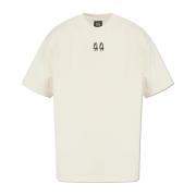 44 Label Group T-shirt med logotyp Beige, Herr