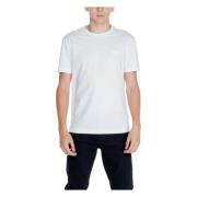 Calvin Klein Bomull Herr T-shirt Polo Kollektion White, Herr